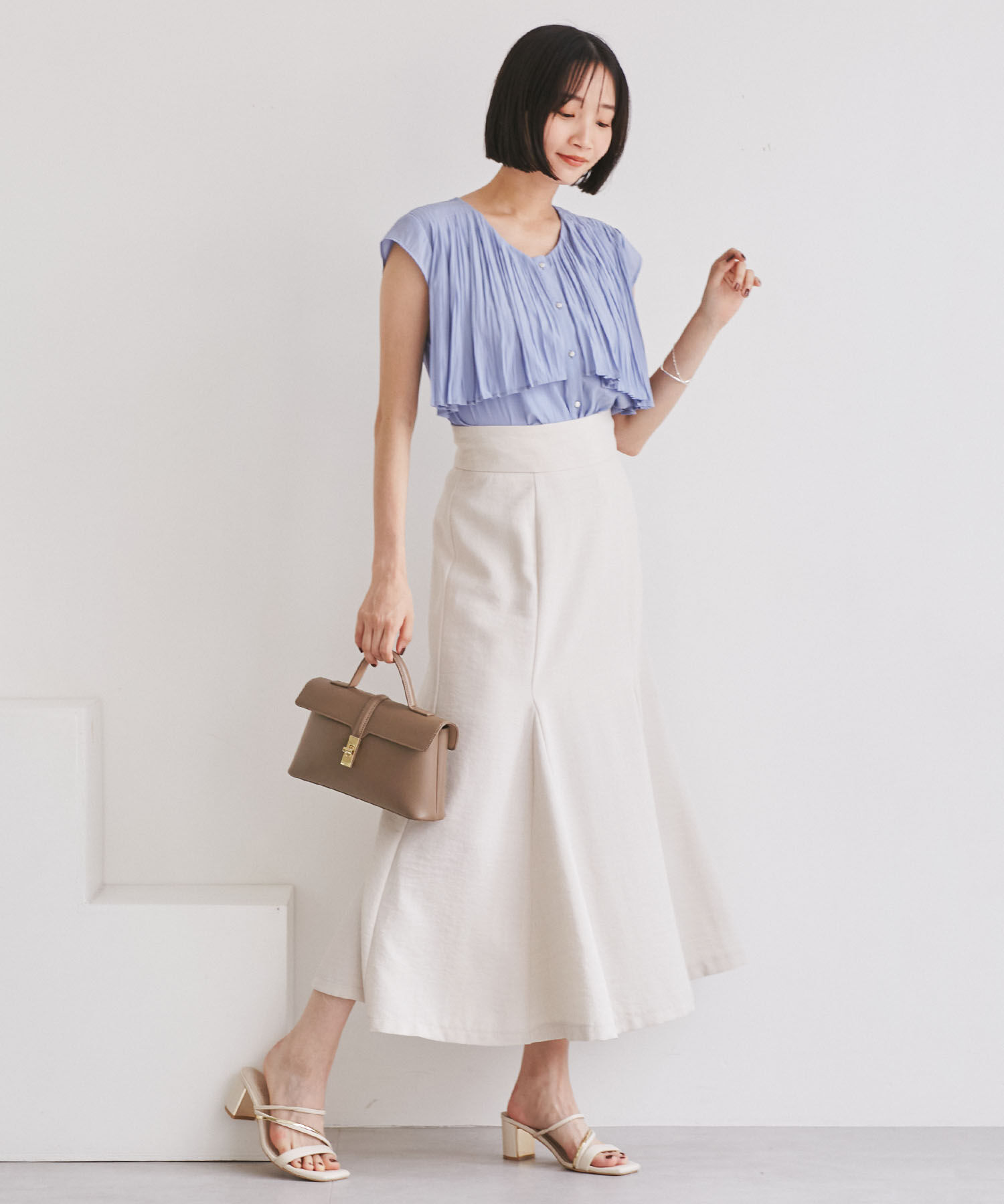 VIS「【新色追加】【2WAY】ひねり金具ワンハンドルミニショルダーバッグ」|ショルダー・メッセンジャー|