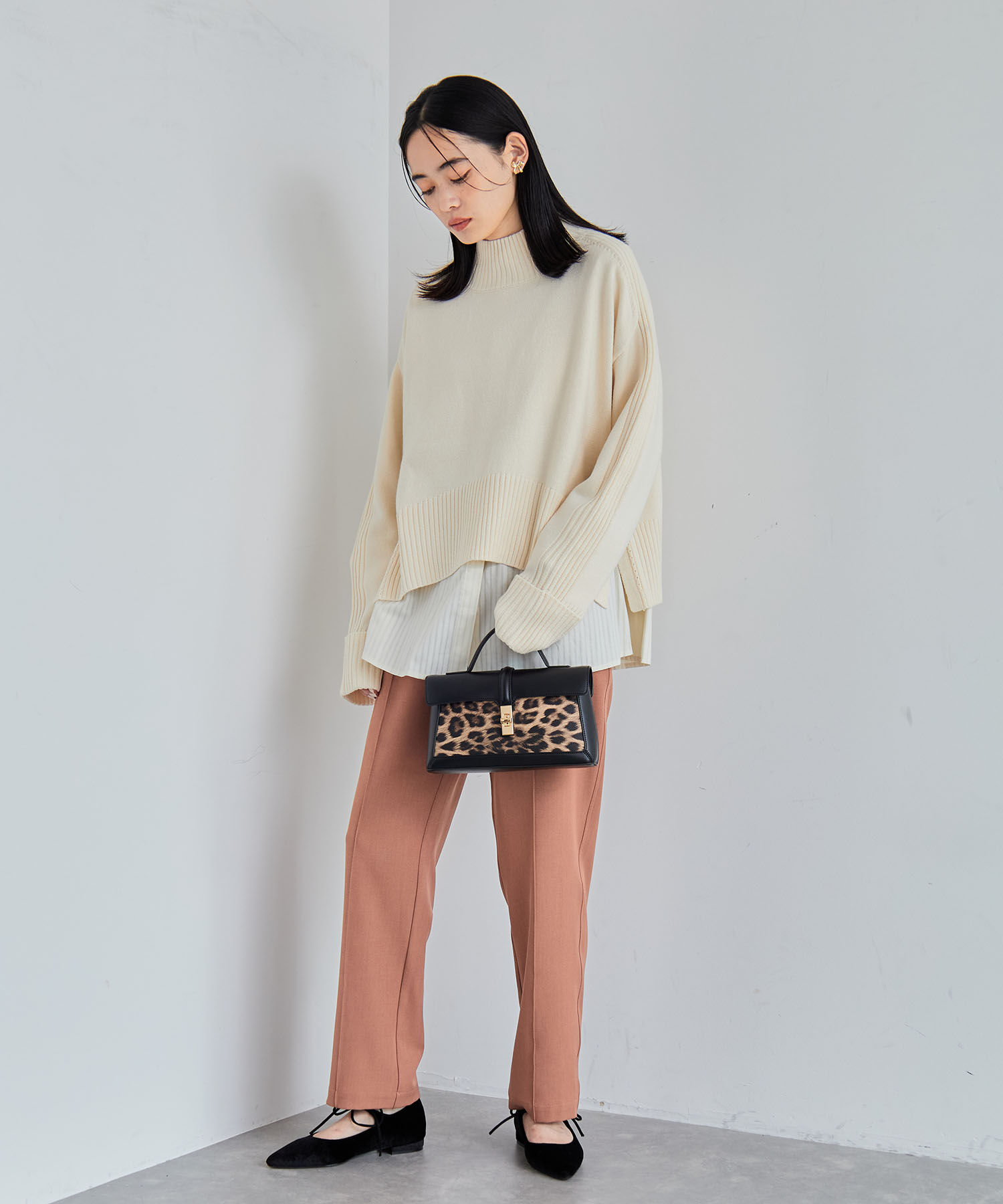 VIS「【新色追加】【2WAY】ひねり金具ワンハンドルミニショルダーバッグ」|ショルダー・メッセンジャー|