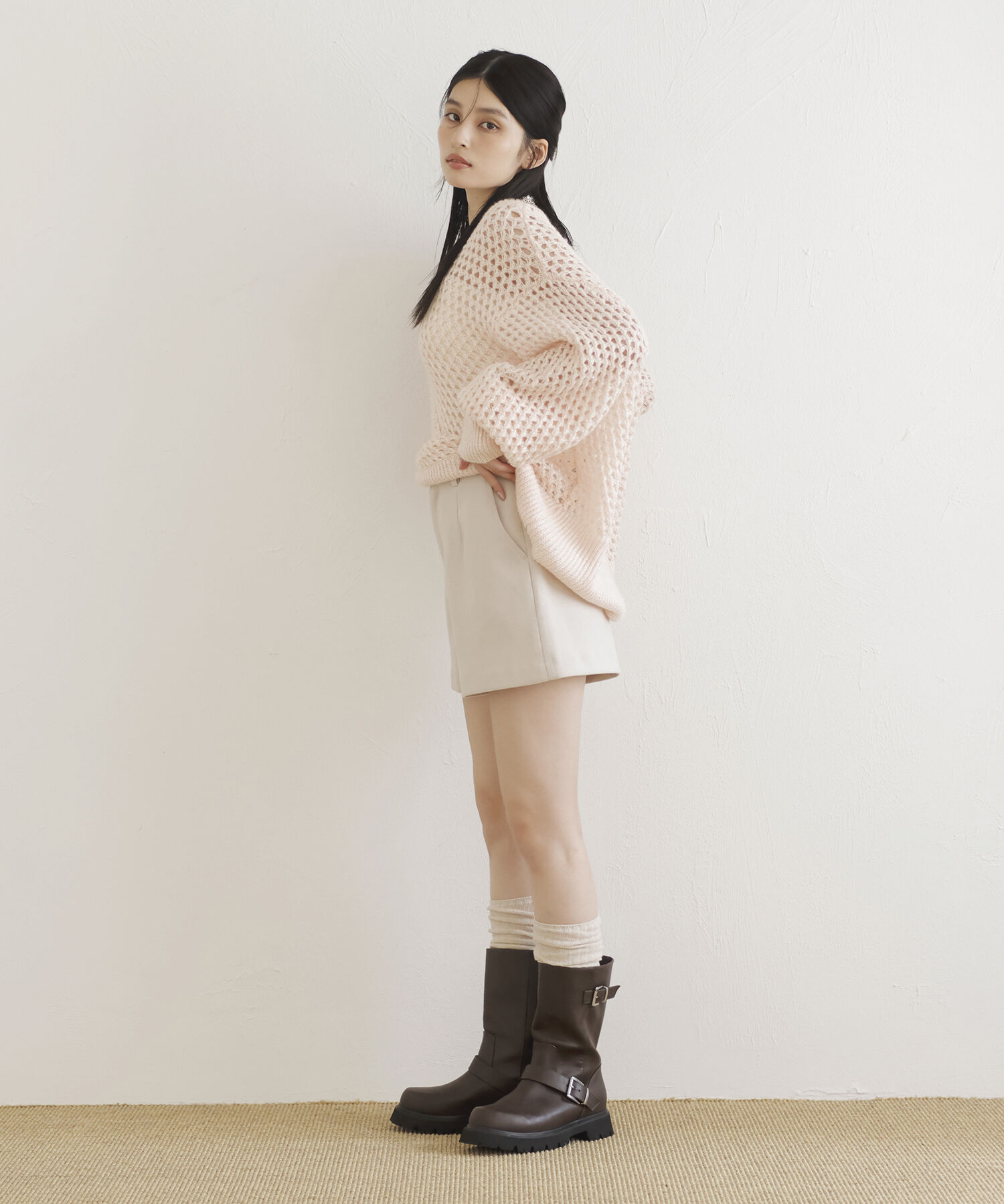 VIS「【洗える】ジャージメルトンショートパンツ」|その他|