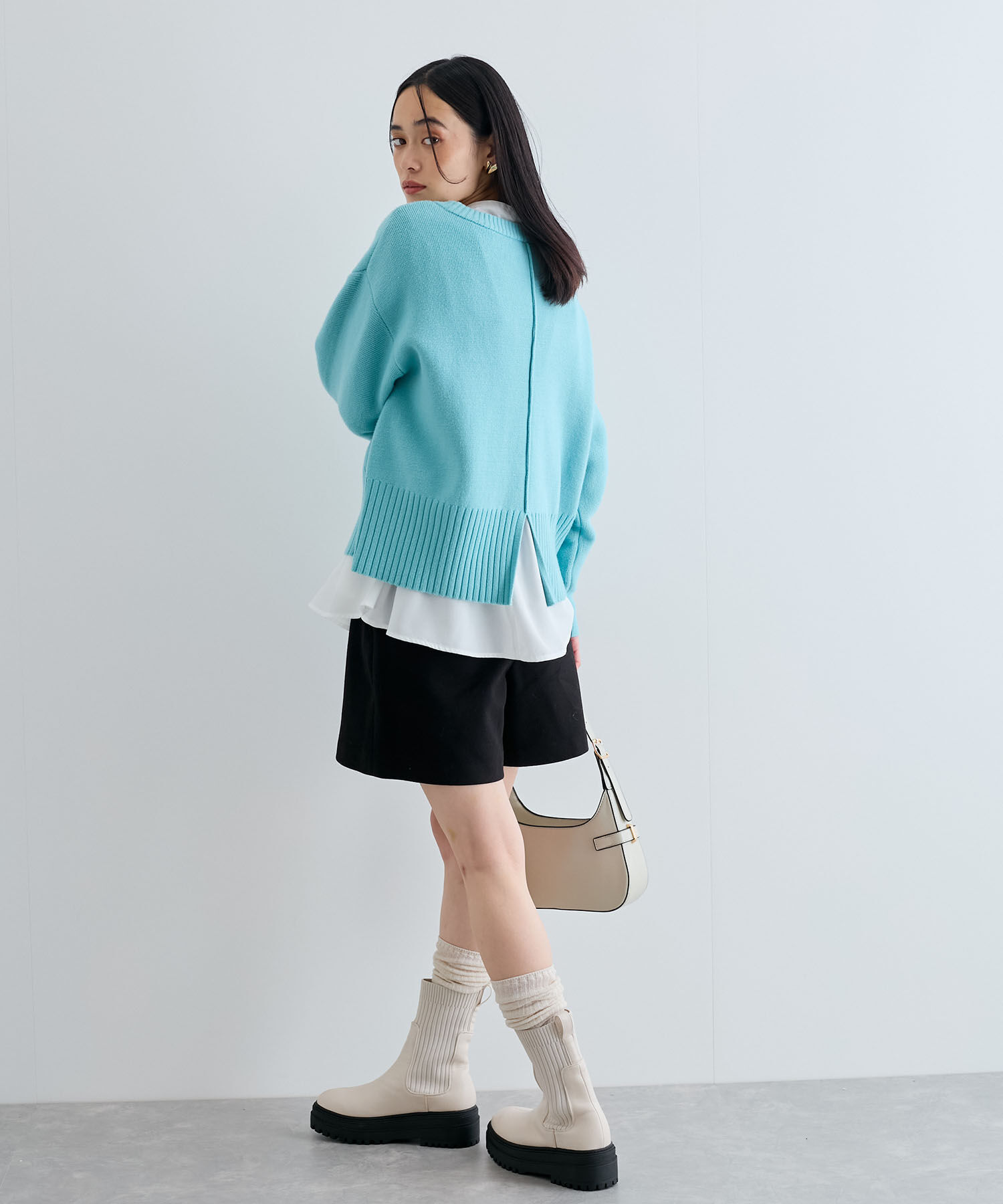 VIS「【洗える】ジャージメルトンショートパンツ」|その他|