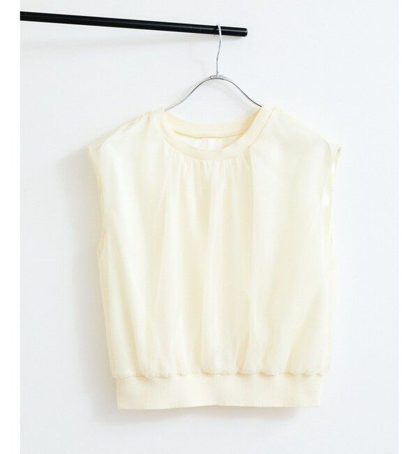 VIS「【接触冷感】楊柳シアードッキングカットプルオーバー」|Tシャツ・カットソー|