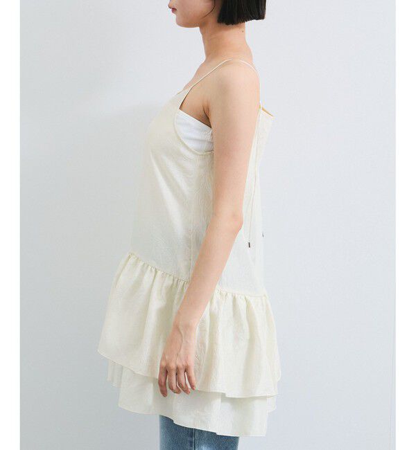 VIS「【WEB限定】【前後2WAY】フリルキャミチュニック」|チュニック|