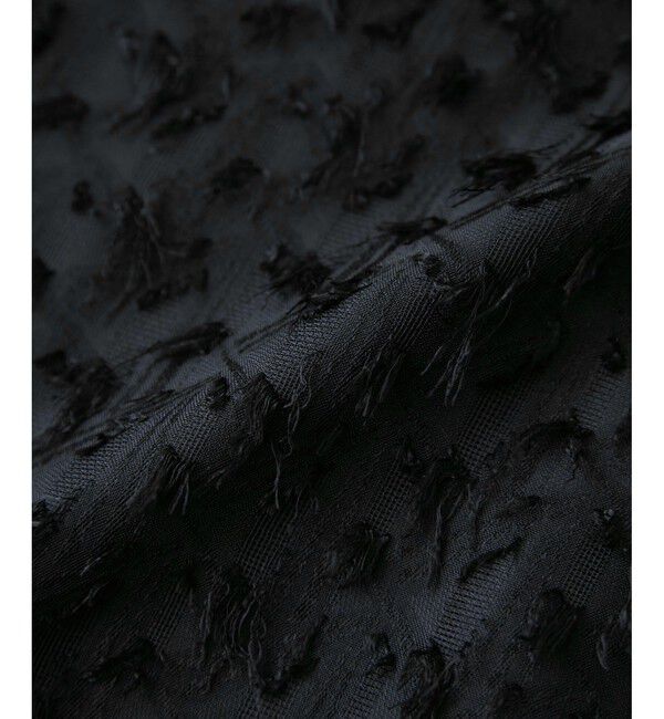 VIS「チューリップスリーブジャガードスキッパーブラウス」|シャツ・ブラウス|