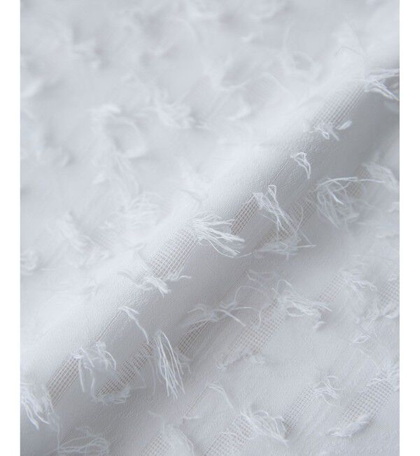 VIS「チューリップスリーブジャガードスキッパーブラウス」|シャツ・ブラウス|