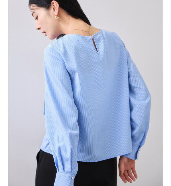 VIS「フロントねじりデザインブラウス」|シャツ・ブラウス|