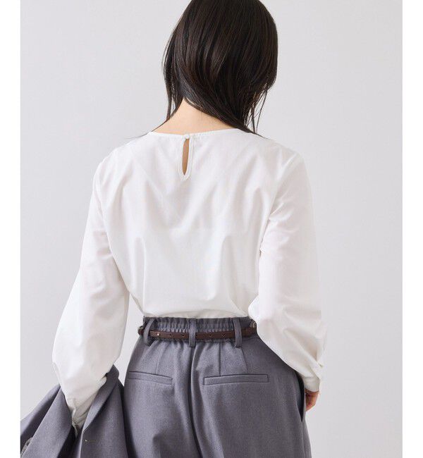 VIS「フロントねじりデザインブラウス」|シャツ・ブラウス|