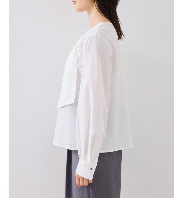 VIS「フロントねじりデザインブラウス」|シャツ・ブラウス|