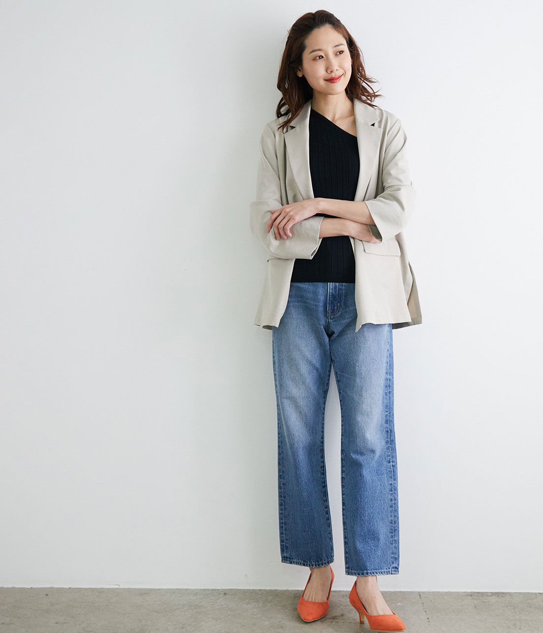 Rope&rsquo;Picnic「ワンショルカップ付インナー」|タンクトップ|