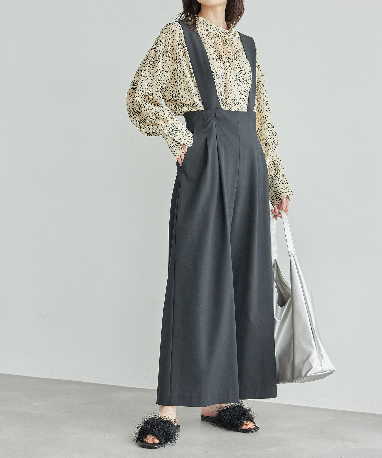 Rope&rsquo;Picnic「2WAY/シアー柄リボンブラウス」|シャツ・ブラウス|