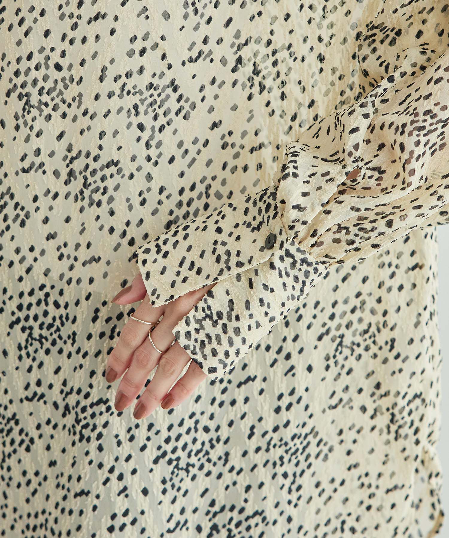 Rope&rsquo;Picnic「2WAY/シアー柄リボンブラウス」|シャツ・ブラウス|