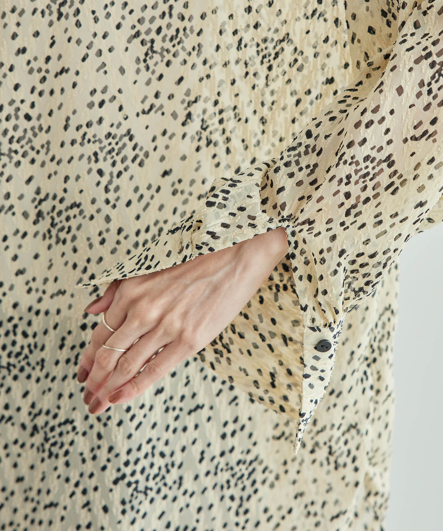 Rope&rsquo;Picnic「2WAY/シアー柄リボンブラウス」|シャツ・ブラウス|