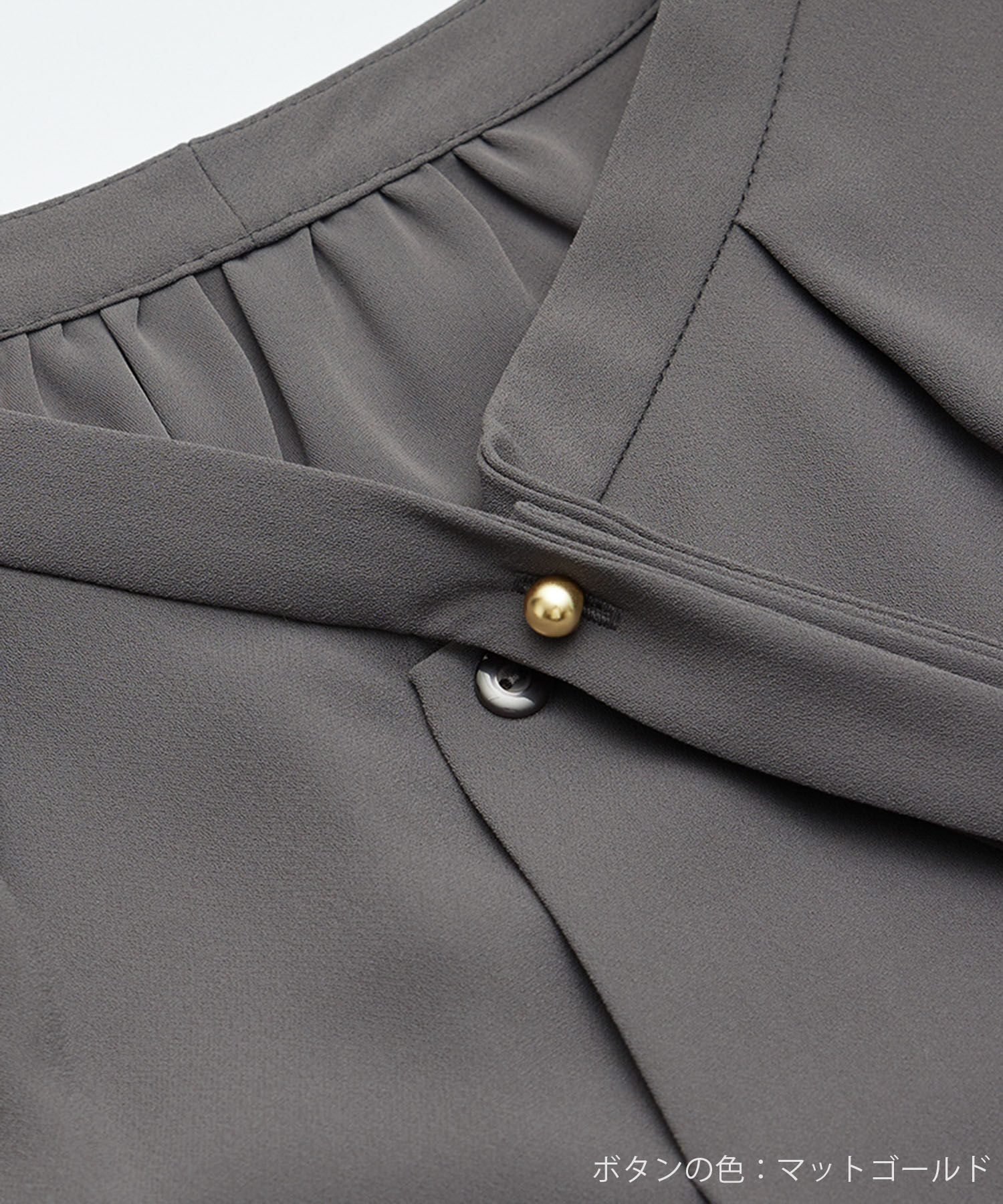 Rope&rsquo;Picnic「2サイズ展開/メタルボタンリボンタイハーフスリーブブラウス」|シャツ・ブラウス|