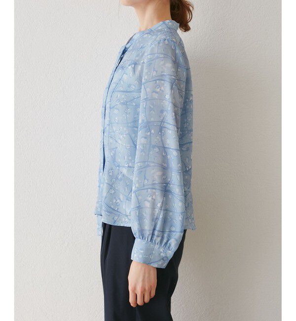 Rope&rsquo;Picnic「【YOKU MOKU/ヨックモック&times;ROPE' PICNIC】リボンブラウス」|シャツ・ブラウス|