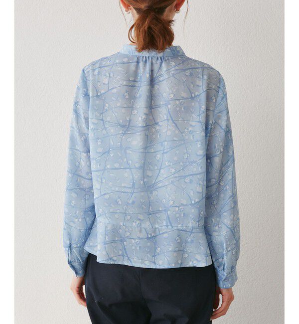 Rope&rsquo;Picnic「【YOKU MOKU/ヨックモック&times;ROPE' PICNIC】リボンブラウス」|シャツ・ブラウス|