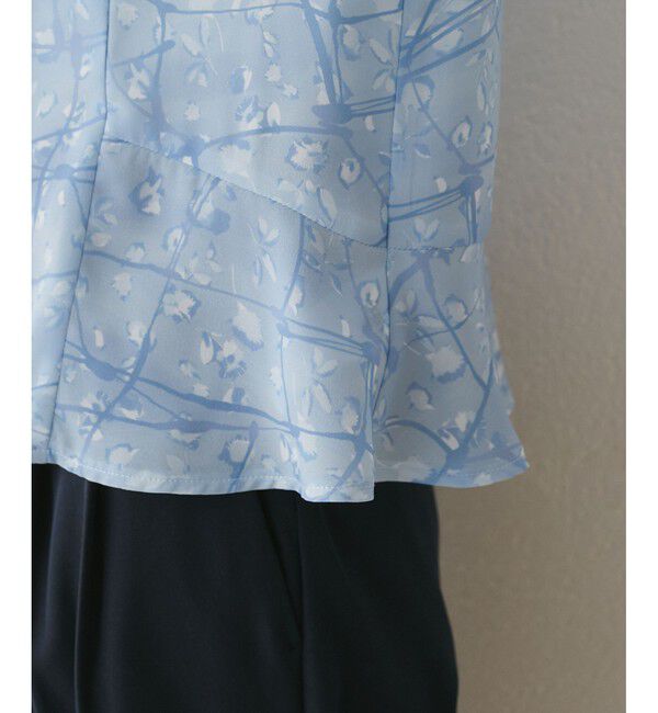 Rope&rsquo;Picnic「【YOKU MOKU/ヨックモック&times;ROPE' PICNIC】リボンブラウス」|シャツ・ブラウス|