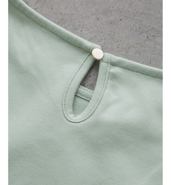 Rope&rsquo;Picnic「(接触冷感&times;UVカット)ウエストタックペプラムトップス」|Tシャツ・カットソー|