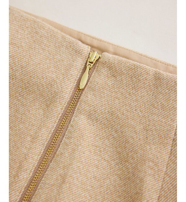 Rope&rsquo;Picnic「ラメカルゼラップ風金ボタンミニスカート」|スカート|