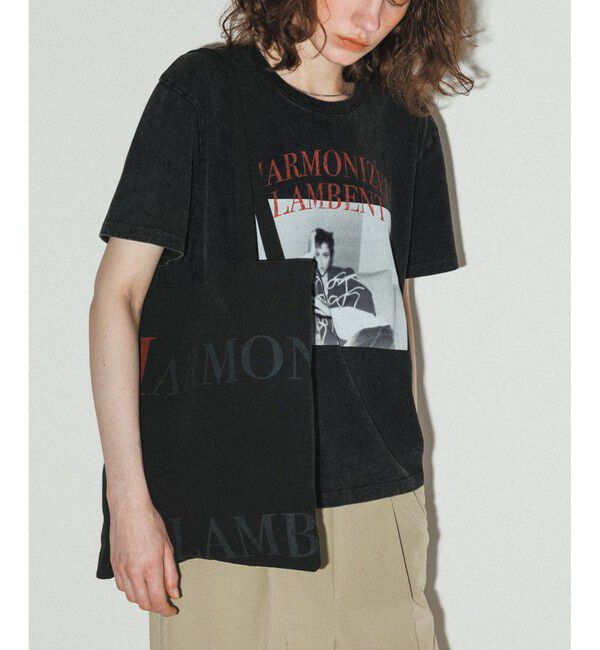 ADAM ET ROPE'「【WEB限定】RECORDSガーメントダイTシャツ」|Tシャツ・カットソー|