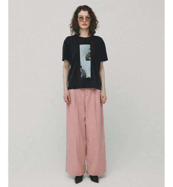 ADAM ET ROPE'「【WEB限定】RECORDSガーメントダイTシャツ」|Tシャツ・カットソー|