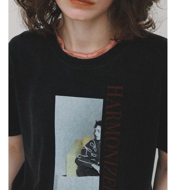 ADAM ET ROPE'「【WEB限定】RECORDSガーメントダイTシャツ」|Tシャツ・カットソー|