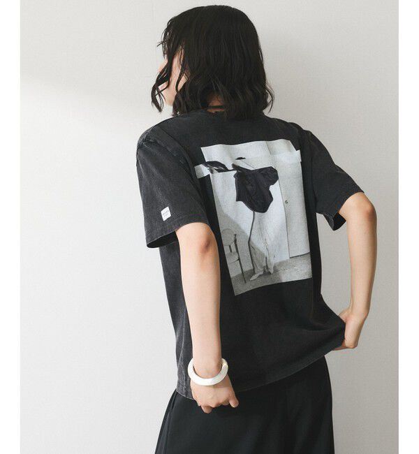 ADAM ET ROPE'「【WEB限定】RECORDSガーメントダイTシャツ」|Tシャツ・カットソー|