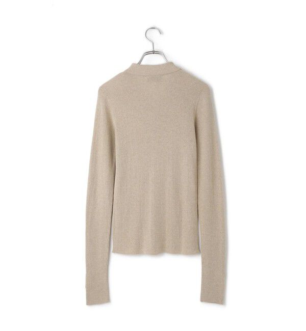 ADAM ET ROPE'「ポロニットリブカーディガン」|カーディガン|