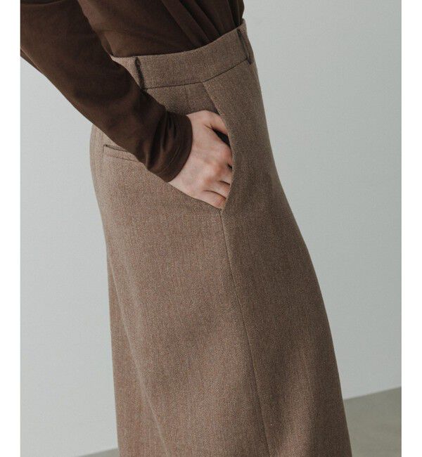 ADAM ET ROPE'「【EMOELLE】Iラインロングスカート」|スカート|