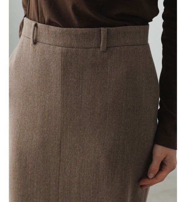 ADAM ET ROPE'「【EMOELLE】Iラインロングスカート」|スカート|