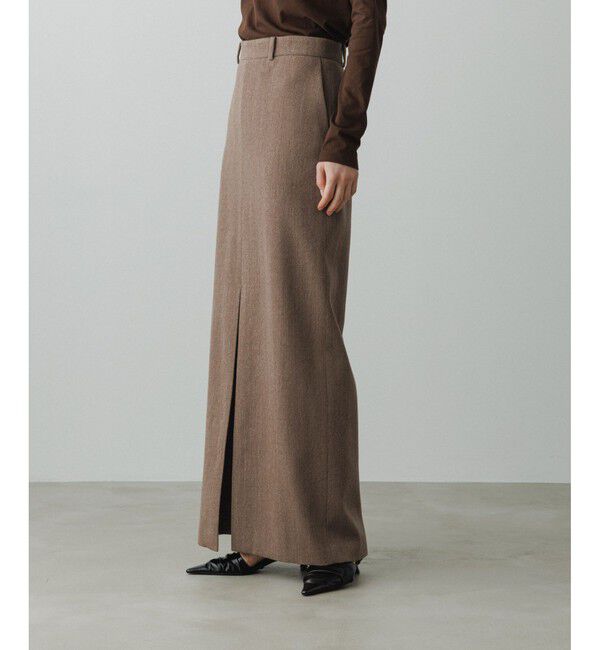 ADAM ET ROPE'「【EMOELLE】Iラインロングスカート」|スカート|