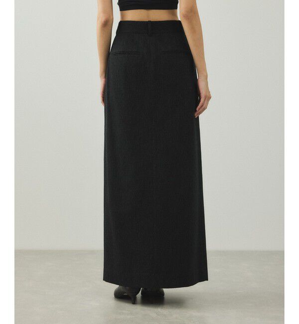 ADAM ET ROPE'「【EMOELLE】ウールコットン2タックスカート」|スカート|