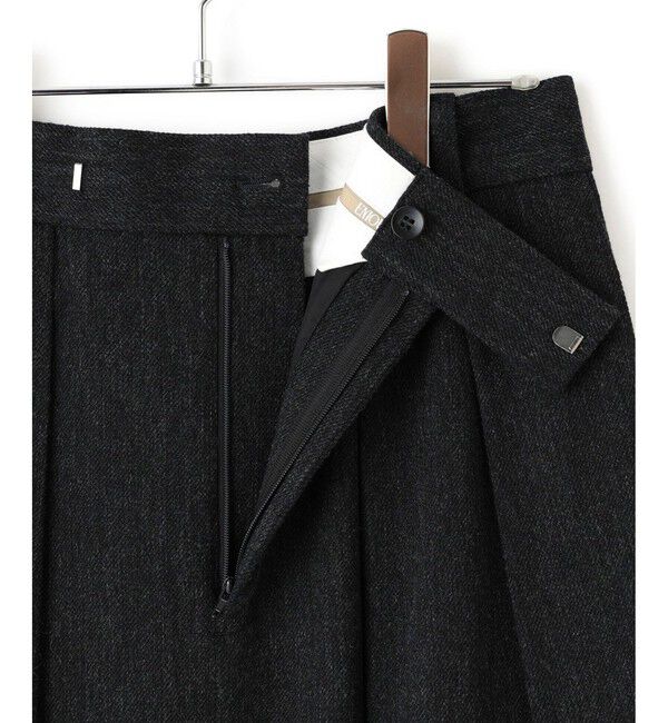 ADAM ET ROPE'「【EMOELLE】ウールコットン2タックスカート」|スカート|