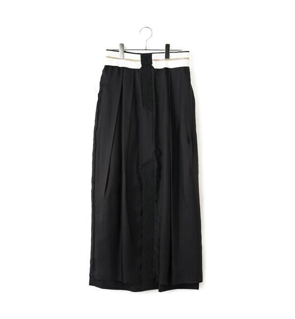 ADAM ET ROPE'「【EMOELLE】ウールコットン2タックスカート」|スカート|