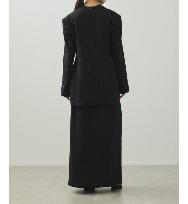 ADAM ET ROPE'「【EMOELLE】ウールコットン2タックスカート」|スカート|