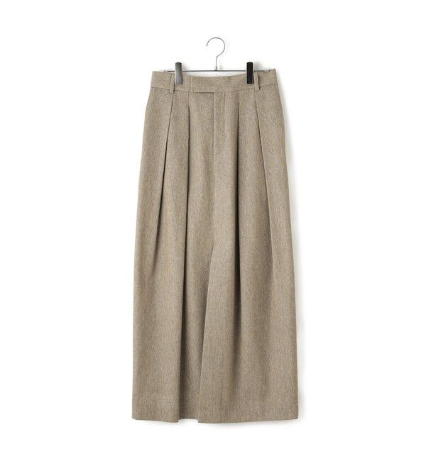 ADAM ET ROPE'「【EMOELLE】ウールコットン2タックスカート」|スカート|