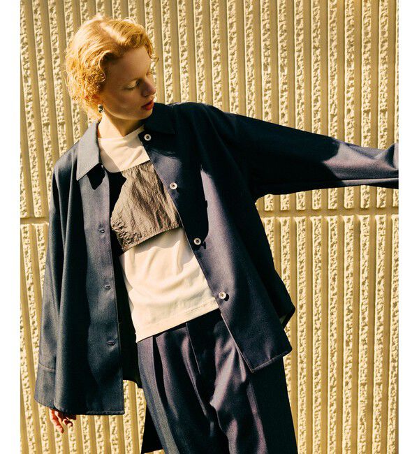 ADAM ET ROPE'「NIKKE TW DENIM SHIRT JACKET」|ブルゾン・スタジャン|