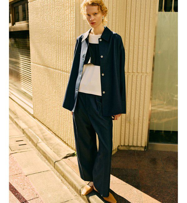 ADAM ET ROPE'「NIKKE TW DENIM SHIRT JACKET」|ブルゾン・スタジャン|