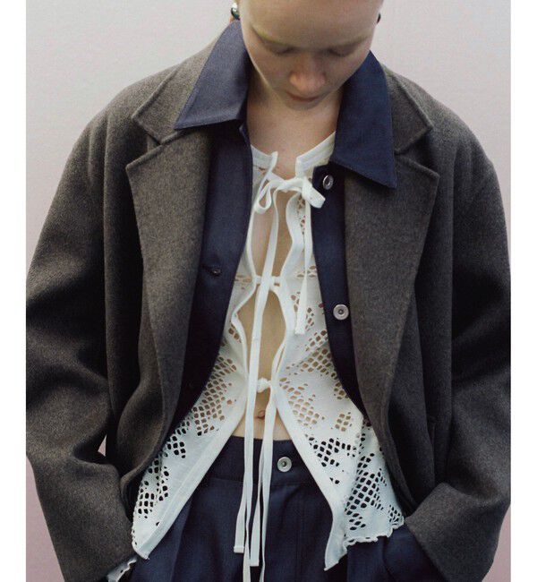 ADAM ET ROPE'「NIKKE TW DENIM SHIRT JACKET」|ブルゾン・スタジャン|