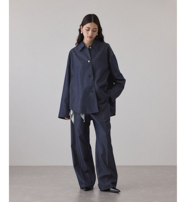 ADAM ET ROPE'「NIKKE TW DENIM SHIRT JACKET」|ブルゾン・スタジャン|