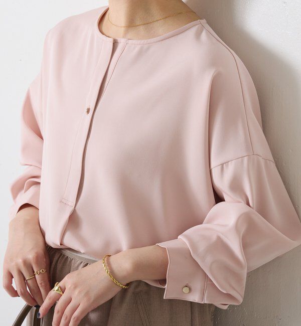  「スキッパーオーバーブラウス」|シャツ・ブラウス|