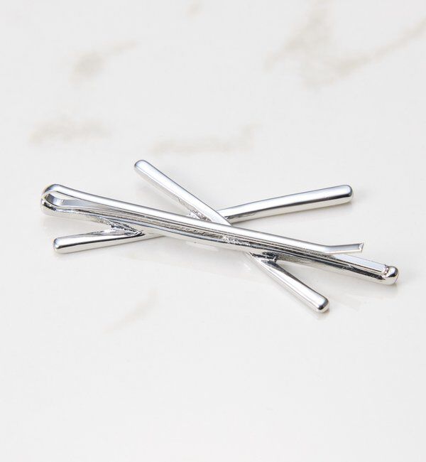  「【PAPILLONNER/パピヨネ】メタルロゴ入りヘアピンセット」|リング|