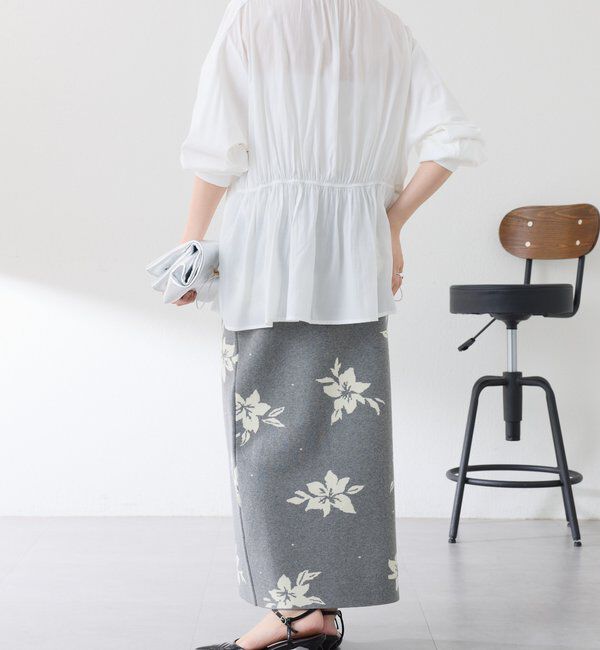  「ドッキング裾ドロストカットソー」|Tシャツ・カットソー|