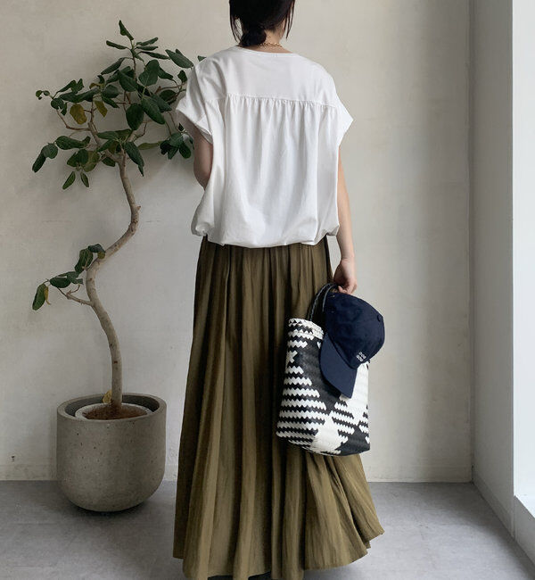  「【WEB限定】ドロストミックスロゴTEE」|Tシャツ・カットソー|