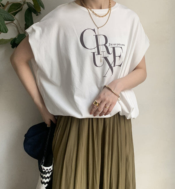  「【WEB限定】ドロストミックスロゴTEE」|Tシャツ・カットソー|