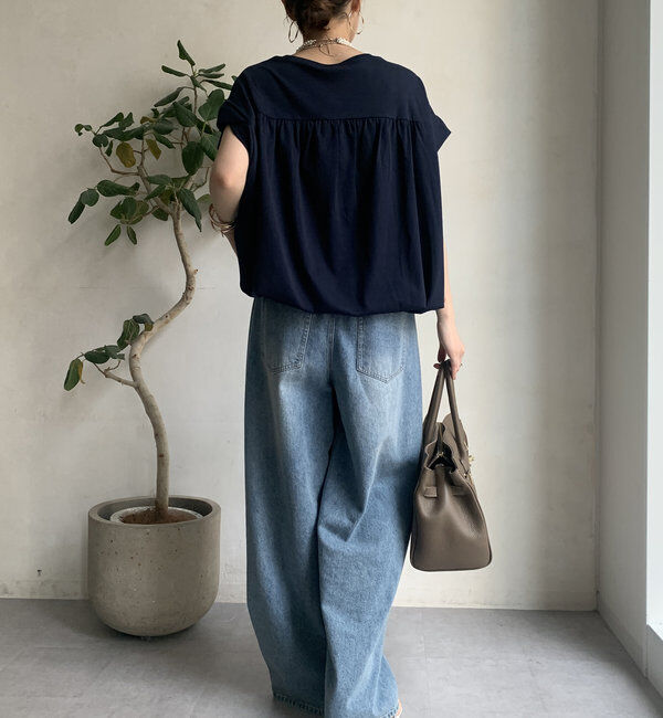  「【WEB限定】ドロストミックスロゴTEE」|Tシャツ・カットソー|