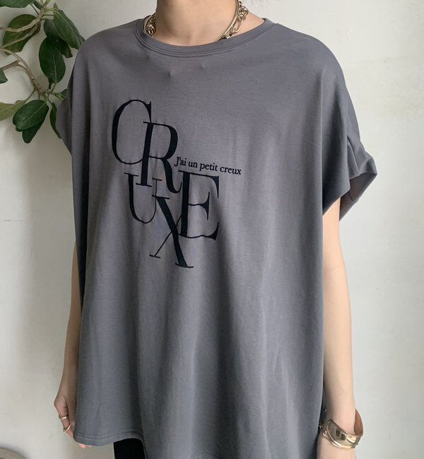  「【WEB限定】ドロストミックスロゴTEE」|Tシャツ・カットソー|