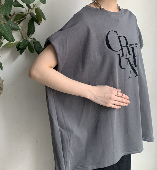  「【WEB限定】ドロストミックスロゴTEE」|Tシャツ・カットソー|