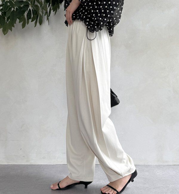  「【WEB限定】サイドタックカービーパンツ」|チノ|