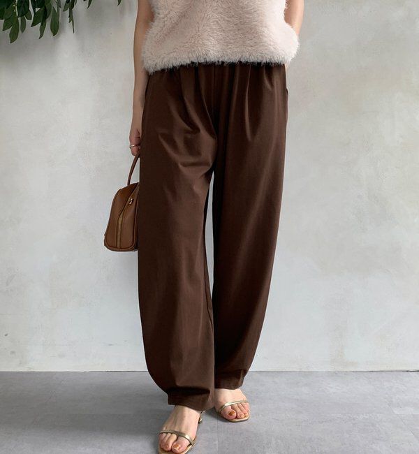  「【WEB限定】サイドタックカービーパンツ」|チノ|