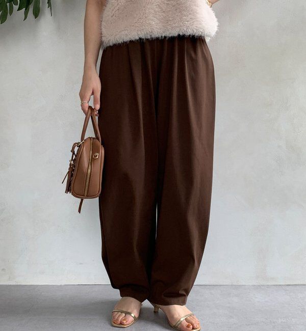  「【WEB限定】サイドタックカービーパンツ」|チノ|