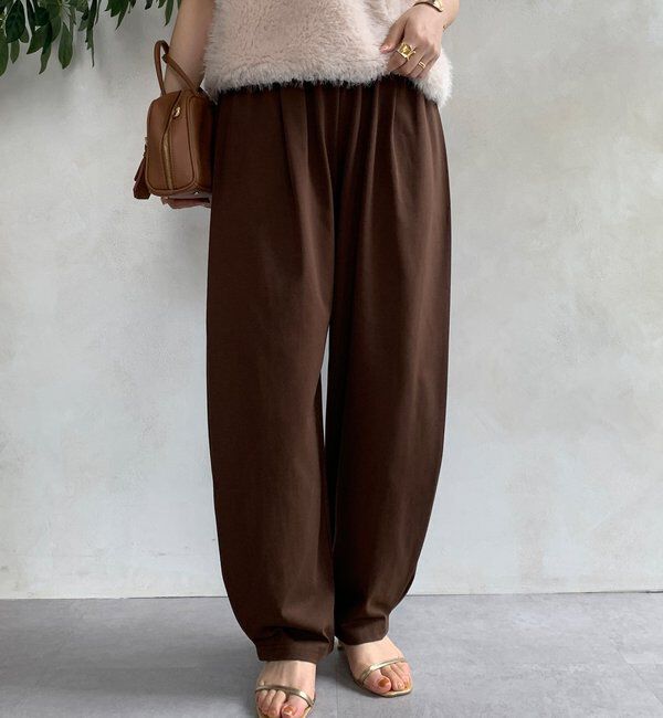  「【WEB限定】サイドタックカービーパンツ」|チノ|